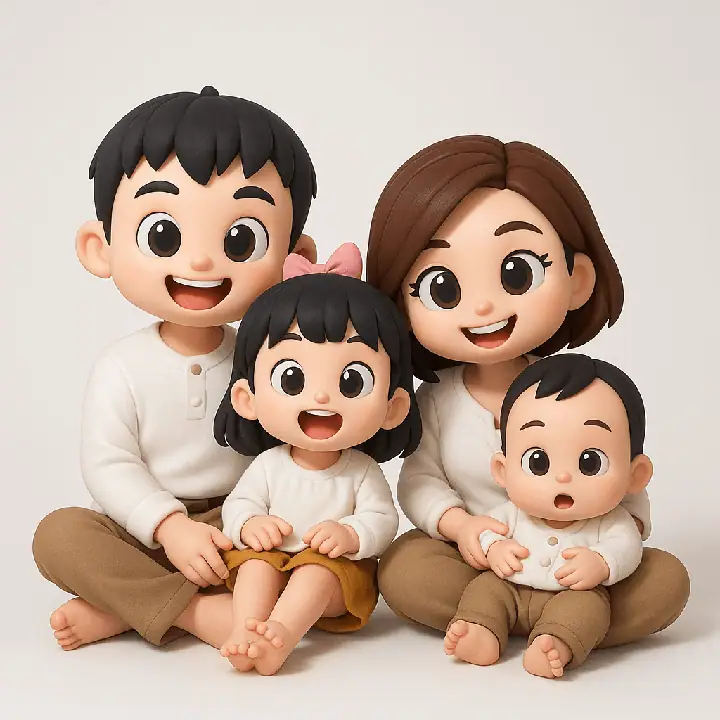3D Q版风格 · @dotey 的来源效果图