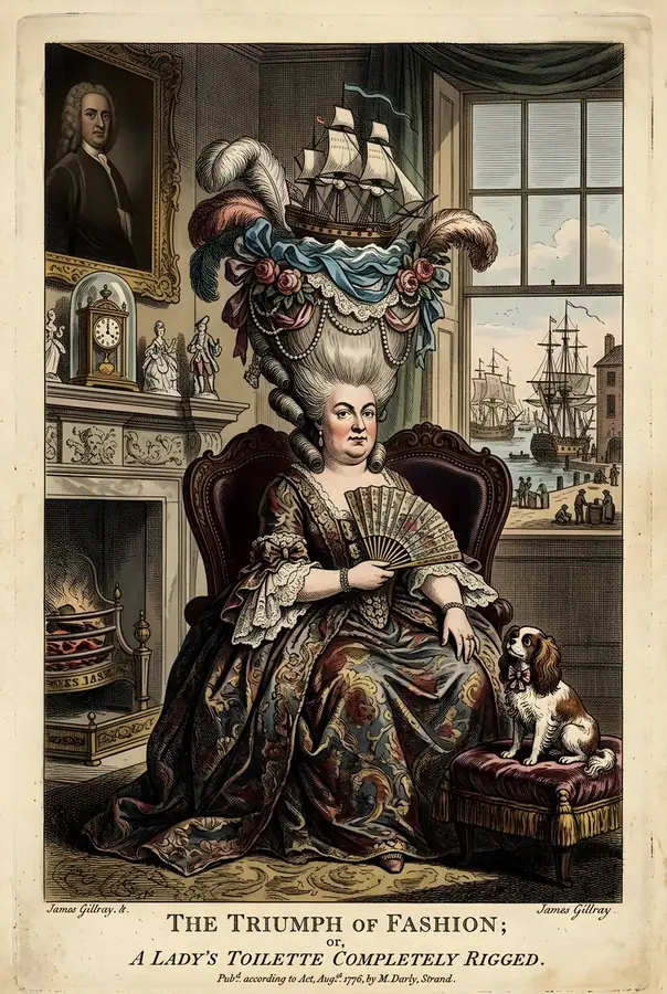 复古英式讽刺漫画 · Heather Green 的来源效果图